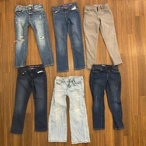 Bundle of size 8 girls jeans/jeggings
